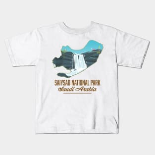 Saiysad National Park Saudi Arabia Kids T-Shirt